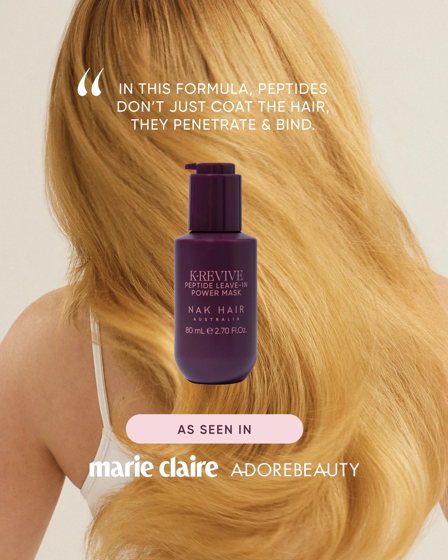 NAK Signature K.REVIVE Peptide Leave-In Power Mask 80ml