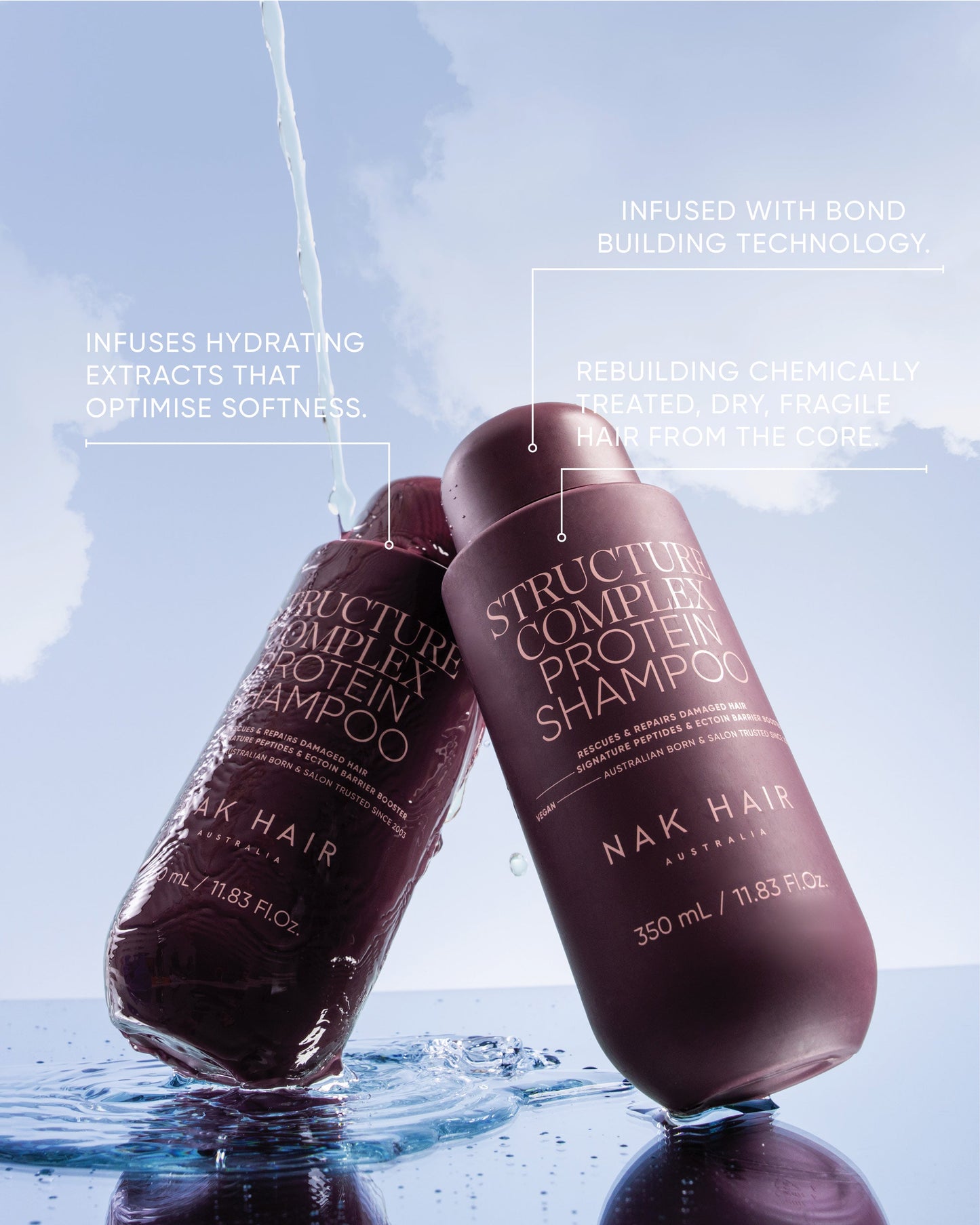 NAK Signature Structure Complex Protein Shampoo and Conditioner 350ml
