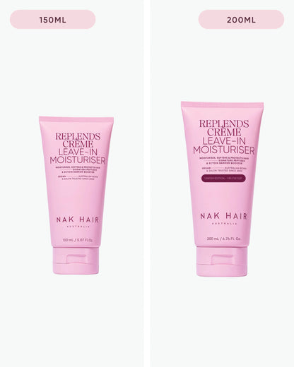 NAK Signature Replends Crème Leave in Moisturiser 200ml Deluxe Size