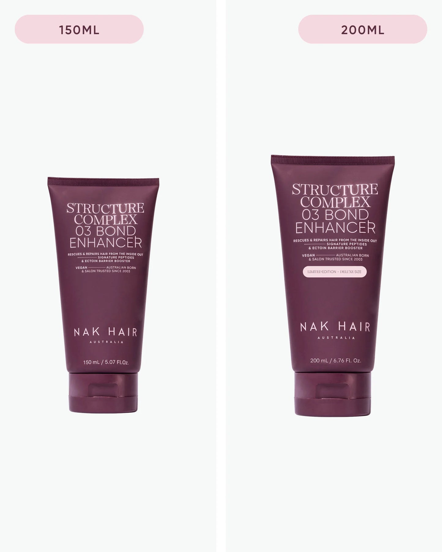 NAK Signature Structure Complex No.3 Bond Enhancer 200ml Deluxe Size