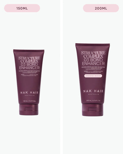 NAK Signature Structure Complex No.3 Bond Enhancer 200ml Deluxe Size