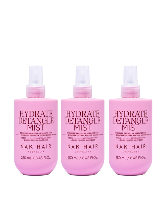 NAK Hydrate Detangle Mist 250ml NEW Trio - Salon Warehouse