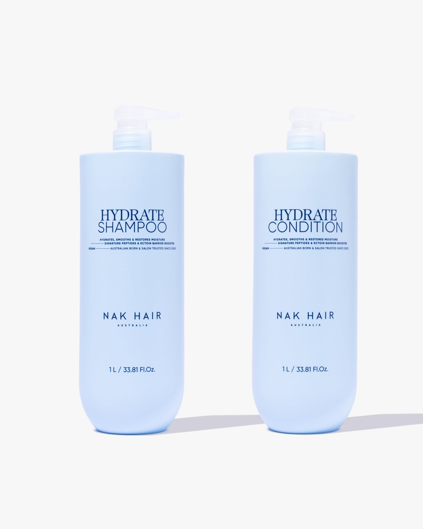 NAK Hair Hydrate 1000ml Duo NEW - Salon Warehouse