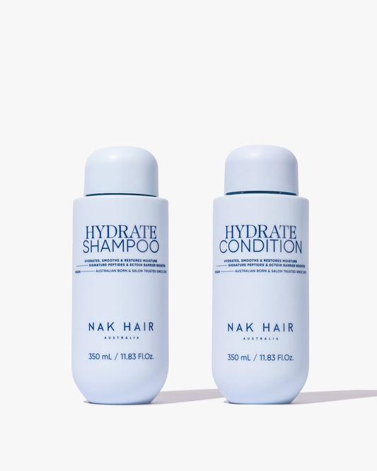 NAK Signature Hydrate Shampoo & Conditioner 350ml Duo NEW - Salon Warehouse