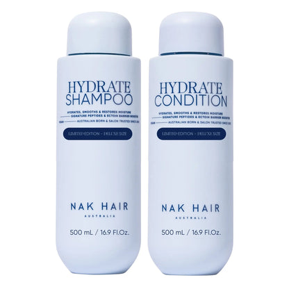 NAK Signature Hydrate Shampoo & Conditioner 500ml Duo