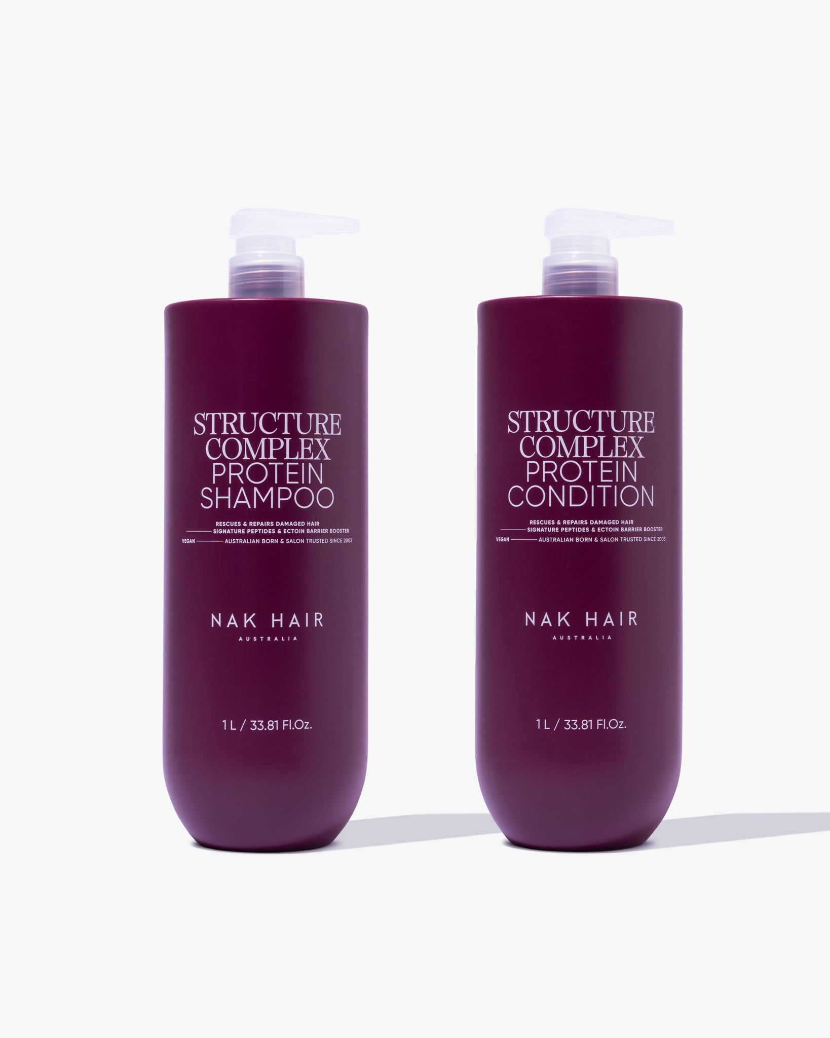 NAK Signature Structure Complex Protein 1000ml Duo NEW - Salon Warehouse