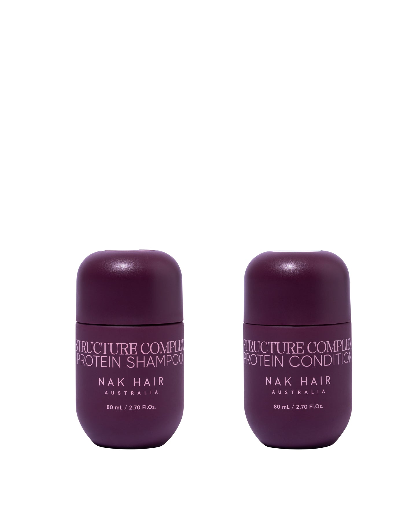 NAK Signature Structure Complex Protein Shampoo & Conditioner 80ml Duo NEW - Salon Warehouse
