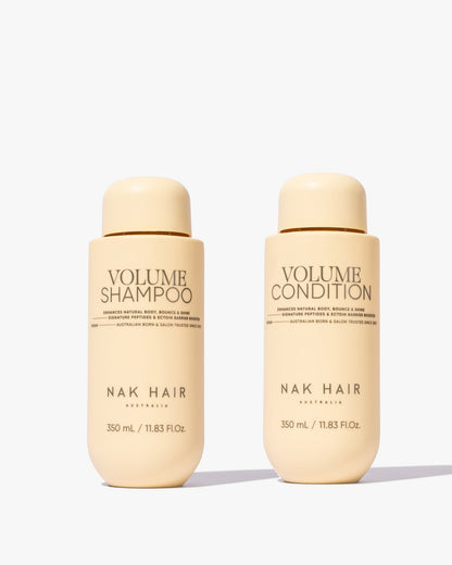 NAK Signature Volume Shampoo & Conditioner 350ml Duo NEW - Salon Warehouse