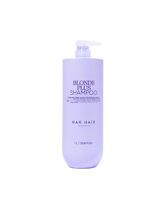 NAK Signature Blonde Plus Shampoo 1000ml NEW