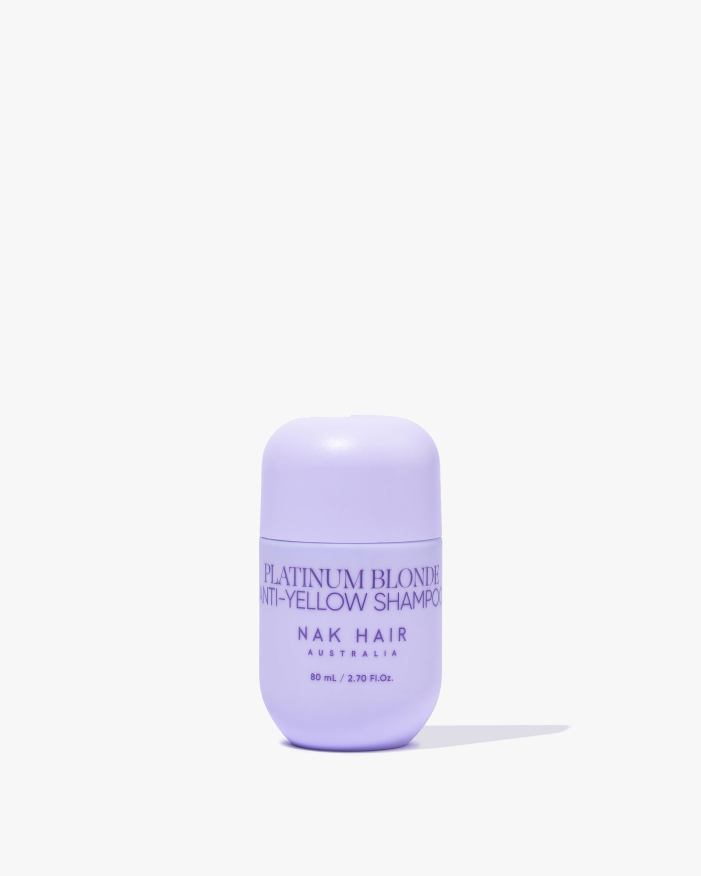 NAK Signature Platinum Blonde Anti-Yellow Shampoo 80ml NEW - Salon Warehouse