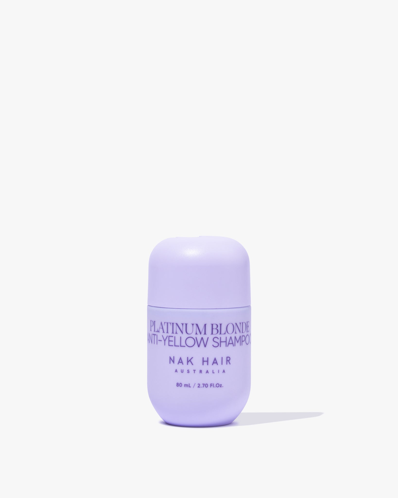 NAK Signature Platinum Blonde Anti-Yellow Shampoo 80ml NEW - Salon Warehouse