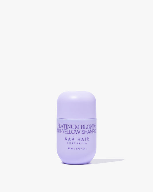 NAK Signature Platinum Blonde Anti-Yellow Shampoo 80ml NEW - Salon Warehouse