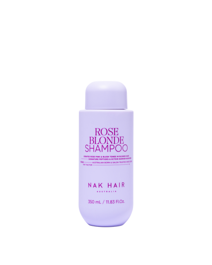 NAK Signature Rose Blonde Shampoo & Condition 350ml Duo NEW - Salon Warehouse