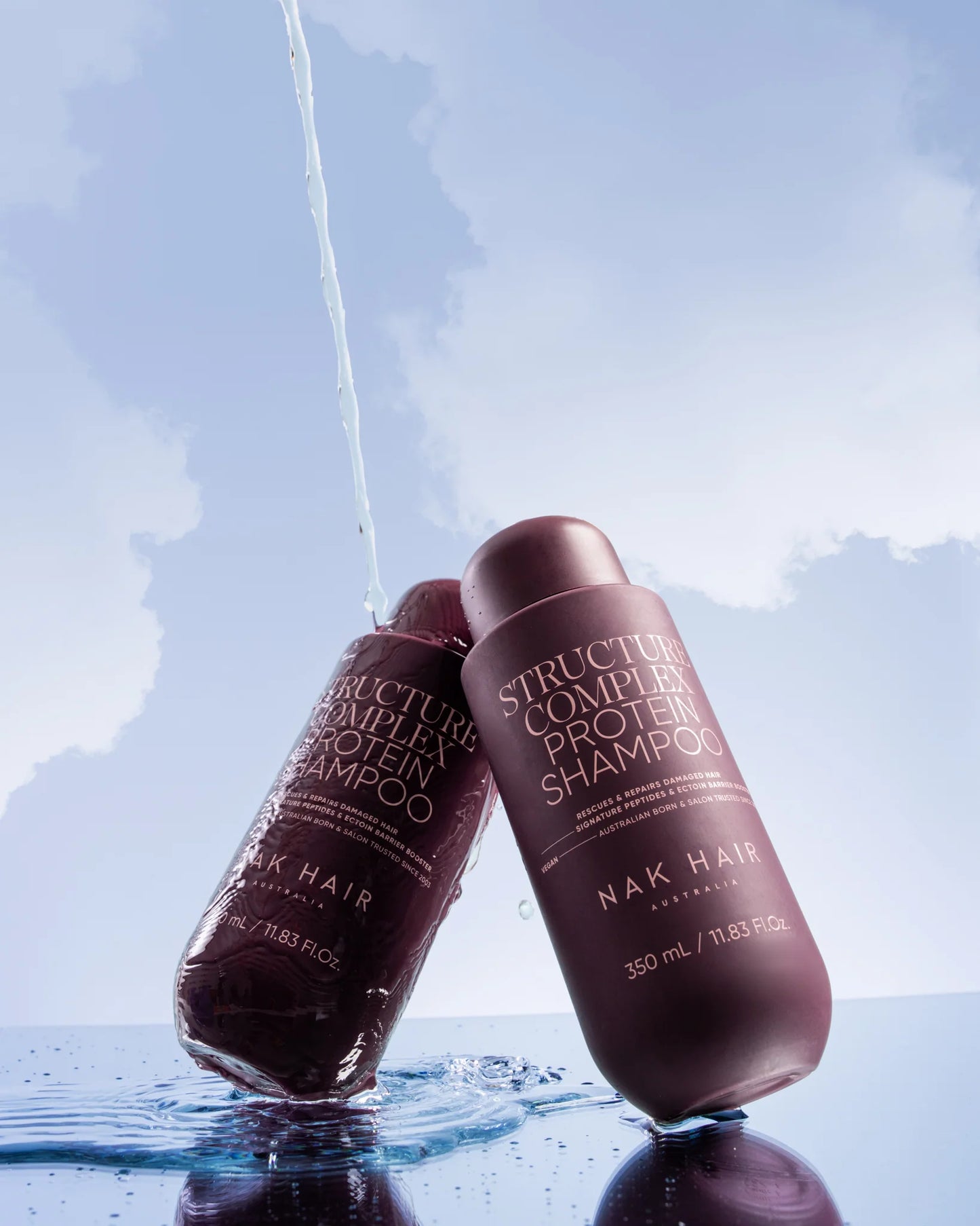 NAK Signature Structure Complex Protein Shampoo & Conditioner 350ml + Structure Complex No.3 Bond Enhancer 150ml Trio NEW