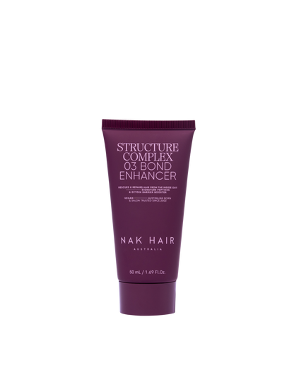 NAK Signature Structure Complex Protein Shampoo & Conditioner 80ml + Structure Complex No.3 Bond Enhancer 50ml Trio NEW