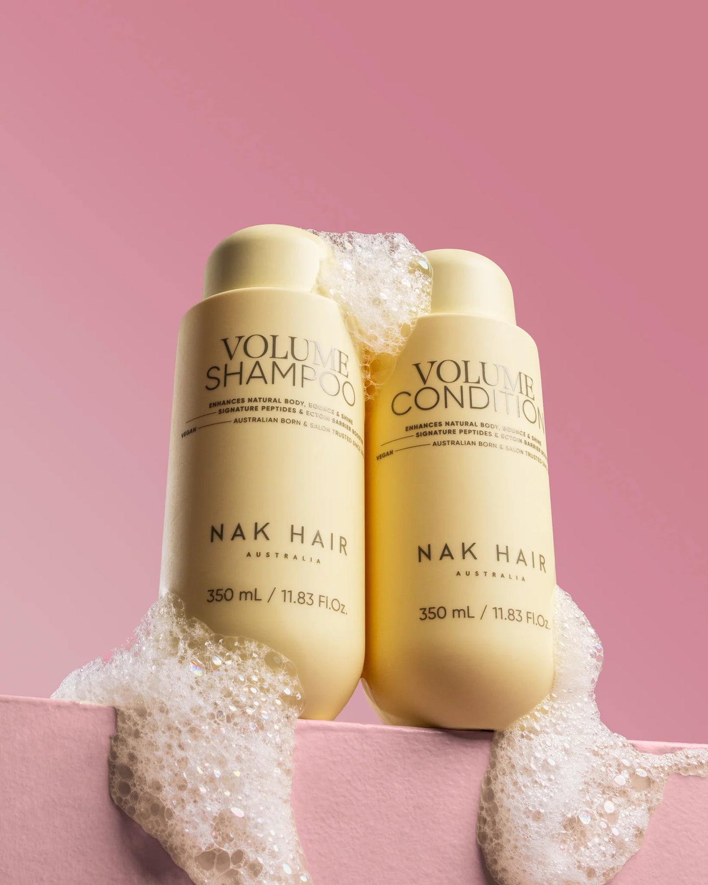 NAK Signature Volume Shampoo & Conditioner 350ml Duo NEW