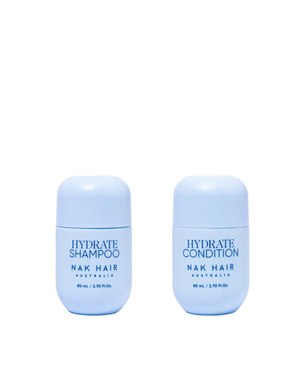 NAK Signature Hydrate Shampoo & Conditioner 80ml Duo NEW - Salon Warehouse
