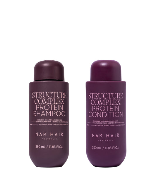 NAK Signature Structure Complex Protein Shampoo & Conditioner 350ml Duo NEW - Salon Warehouse
