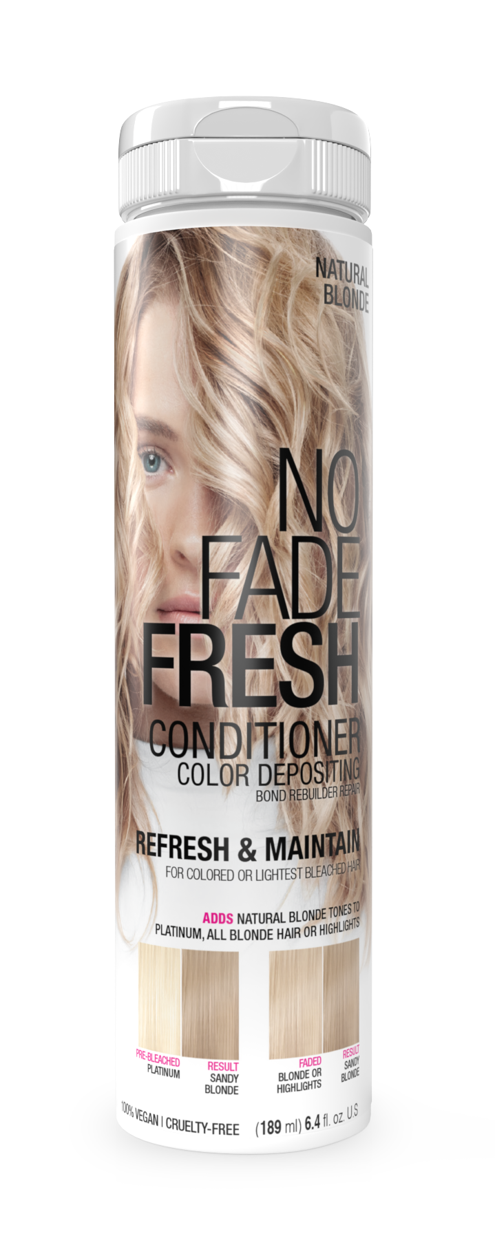 No Fade Fresh Semi Permanent Colour Depositing Conditioner Natural Blonde 189ml