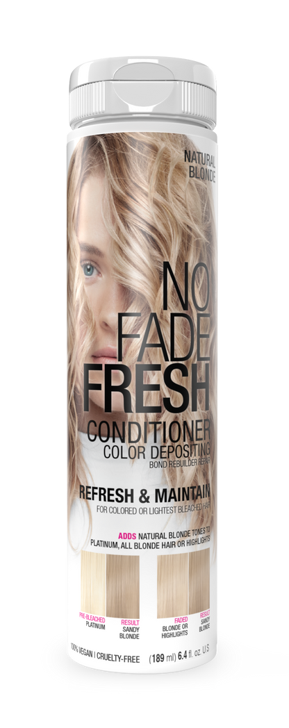 No Fade Fresh Semi Permanent Colour Depositing Conditioner Natural Blonde 189ml