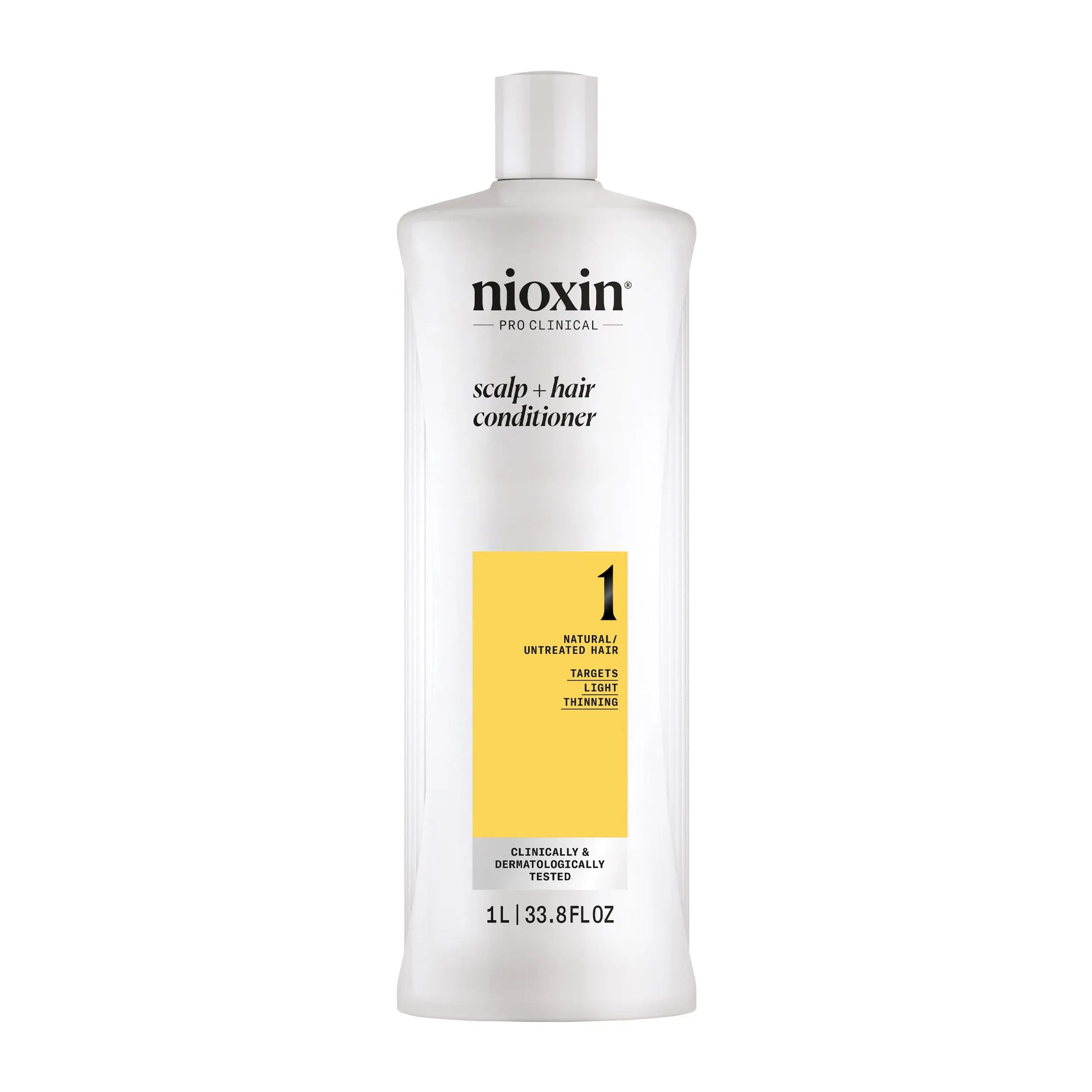 Nioxin PRO CLINICAL Scalp + Hair Thickening System 1 Shampoo & Conditioner 1000ml Duo - Salon Warehouse