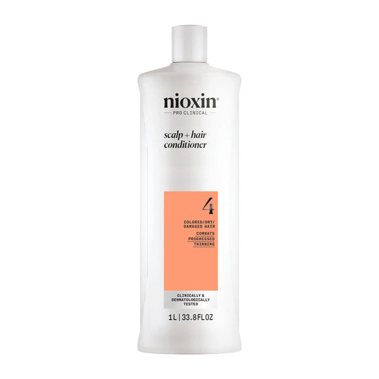 Nioxin PRO CLINICAL Scalp + Hair Thickening System 4 Conditioner 1000ml - Salon Warehouse