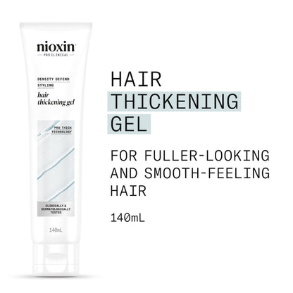 Nioxin PRO CLINICAL 3D Styling Hair Thickening Gel 140ml