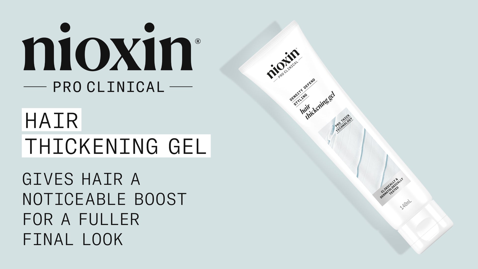 Nioxin PRO CLINICAL 3D Styling Hair Thickening Gel 140ml