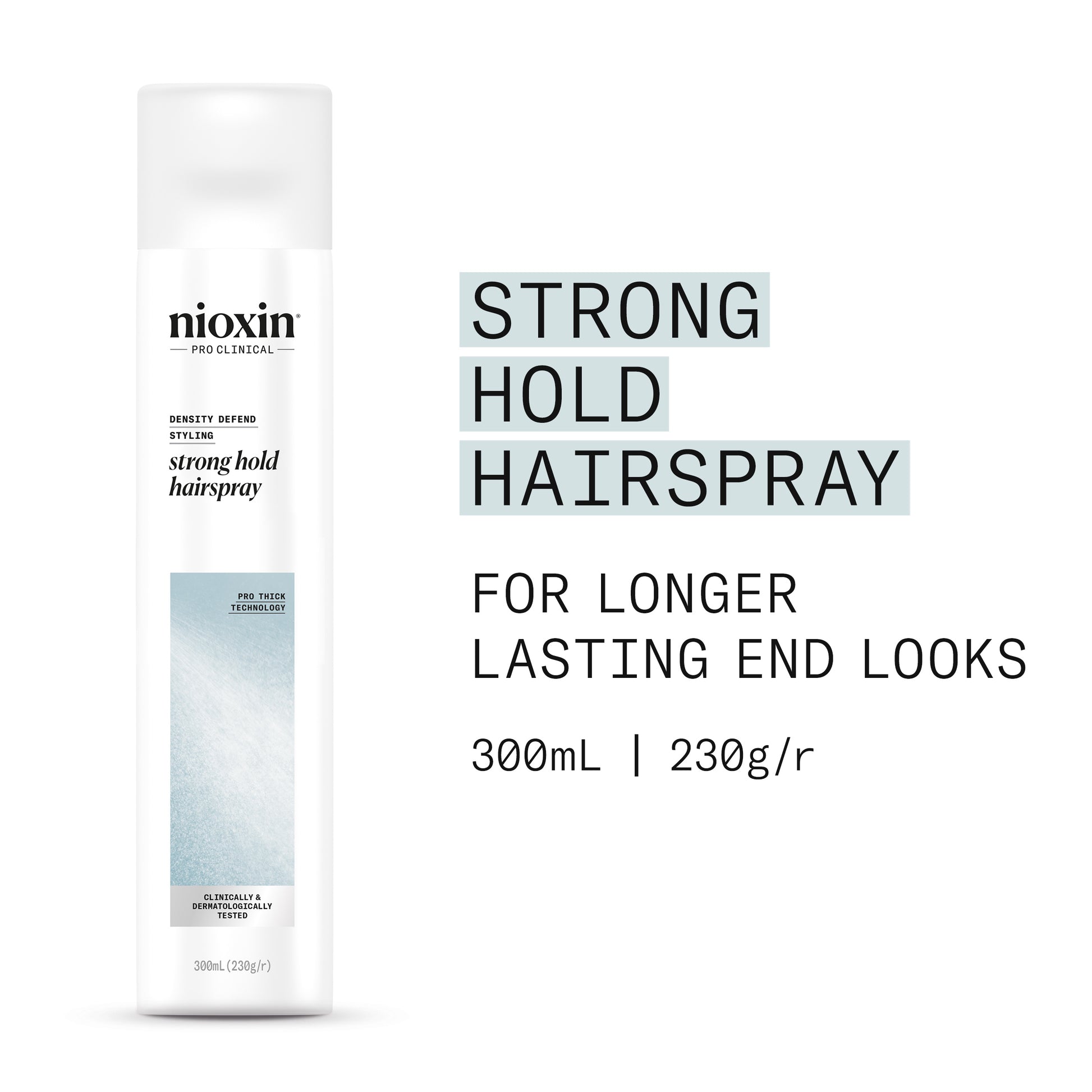 Nioxin PRO CLINICAL Strong Hold Hairspray 300ml