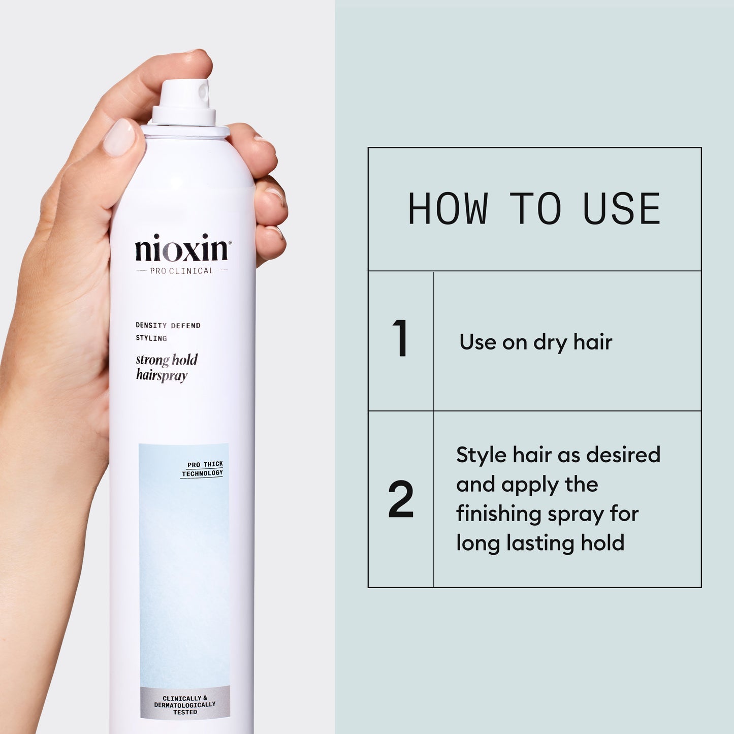 Nioxin PRO CLINICAL Strong Hold Hairspray 300ml