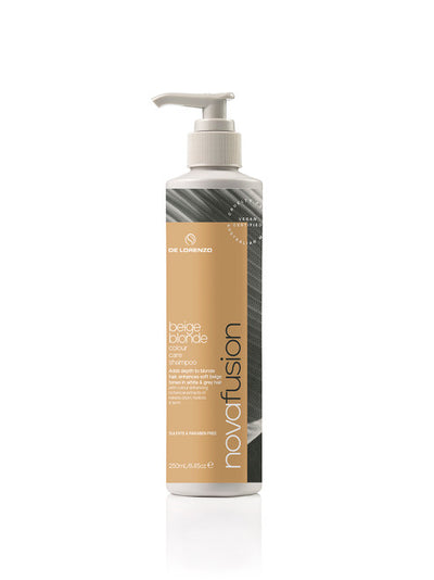 De Lorenzo Novafusion Colour Care Shampoo Beige Blonde 250ml - Salon Warehouse
