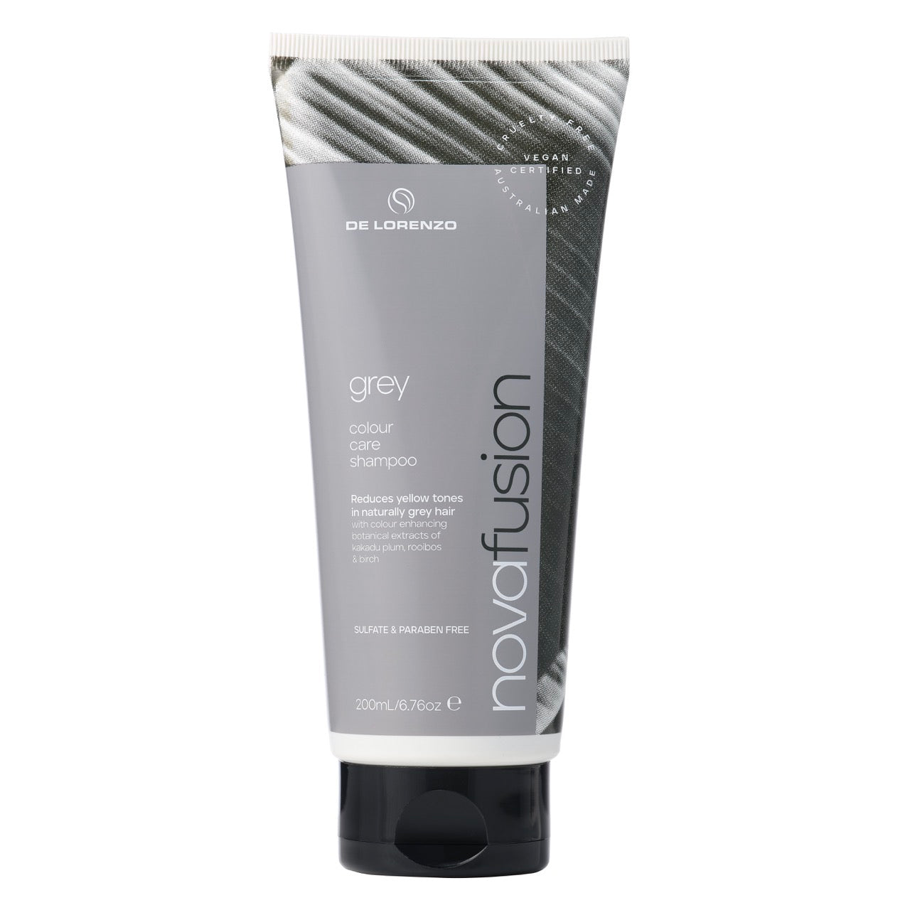 De Lorenzo Novafusion Colour Care Shampoo Grey 200ml