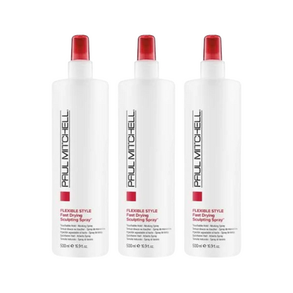 Paul Mitchell Flexible Style Fast Drying Sculpting Spray 250ml Trio