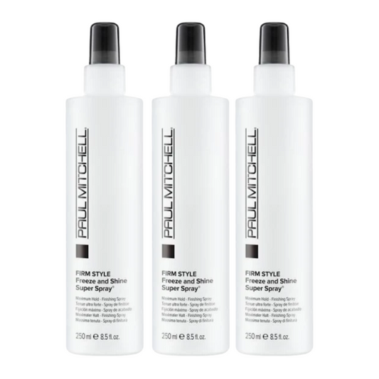 Paul Mitchell Freeze and Shine Super Spray 250ml Trio