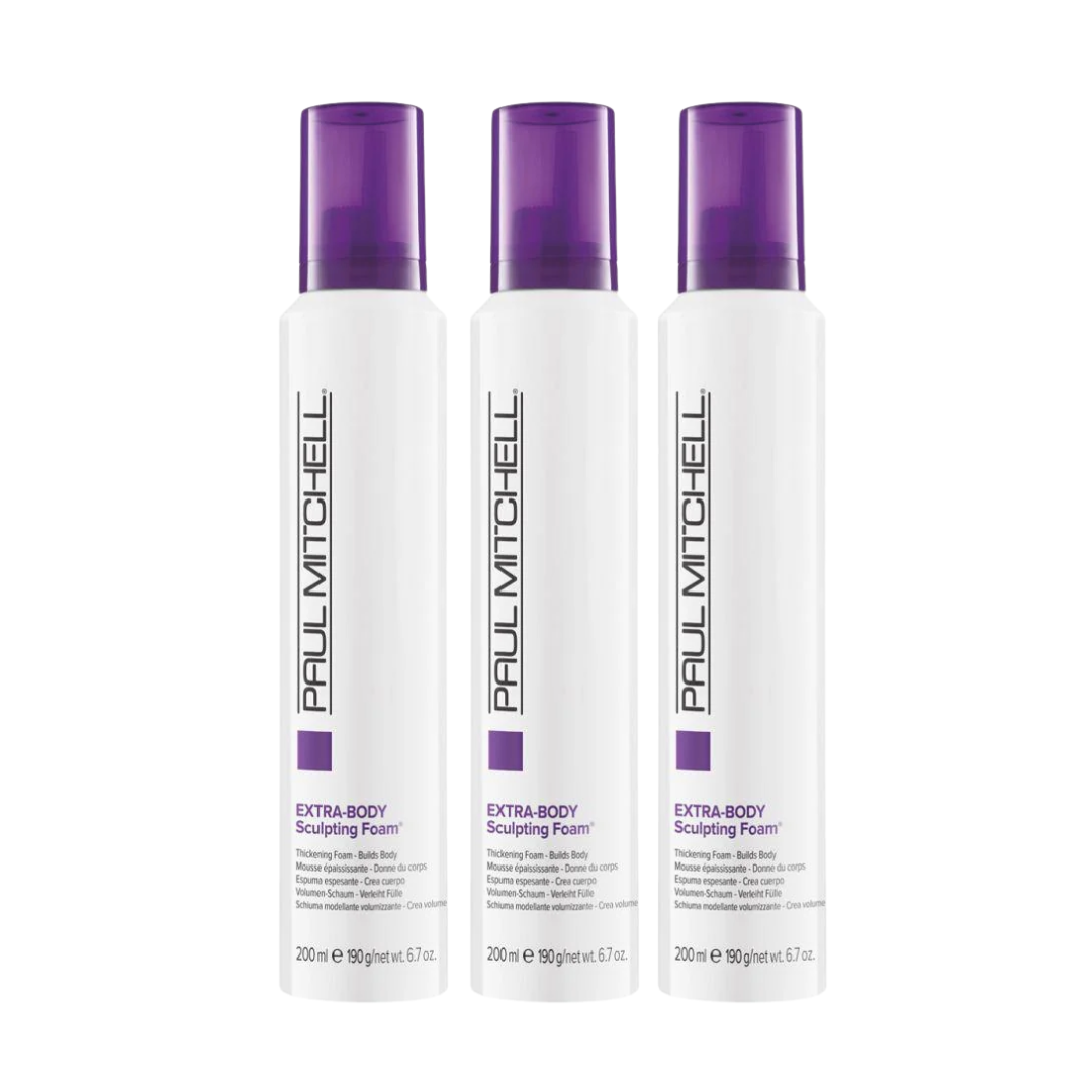 Paul Mitchell Extra Body Sculpting Foam 200ml Trio