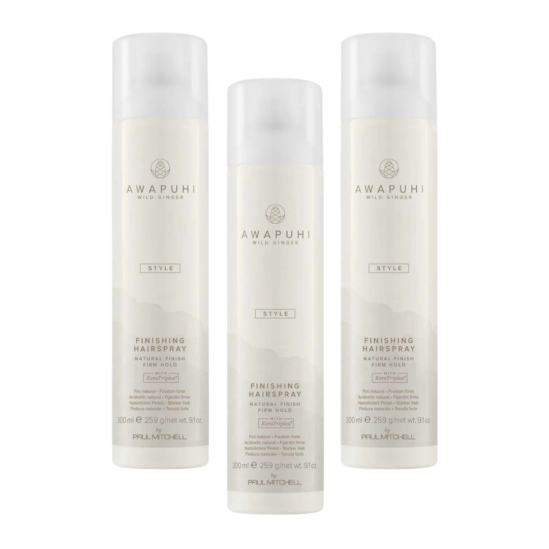 Paul Mitchell Awapuhi Wild Ginger Finishing Spray 300ml Trio