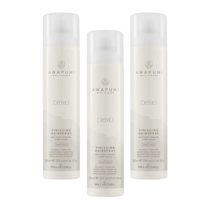 Paul Mitchell Awapuhi Wild Ginger Finishing Spray 300ml Trio