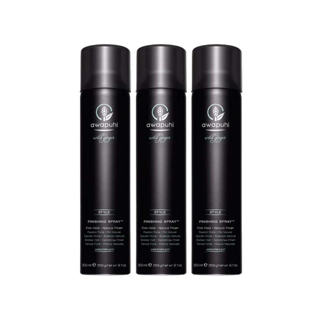 Paul Mitchell Awapuhi Anti-Frizz Hairspray 300ml Trio