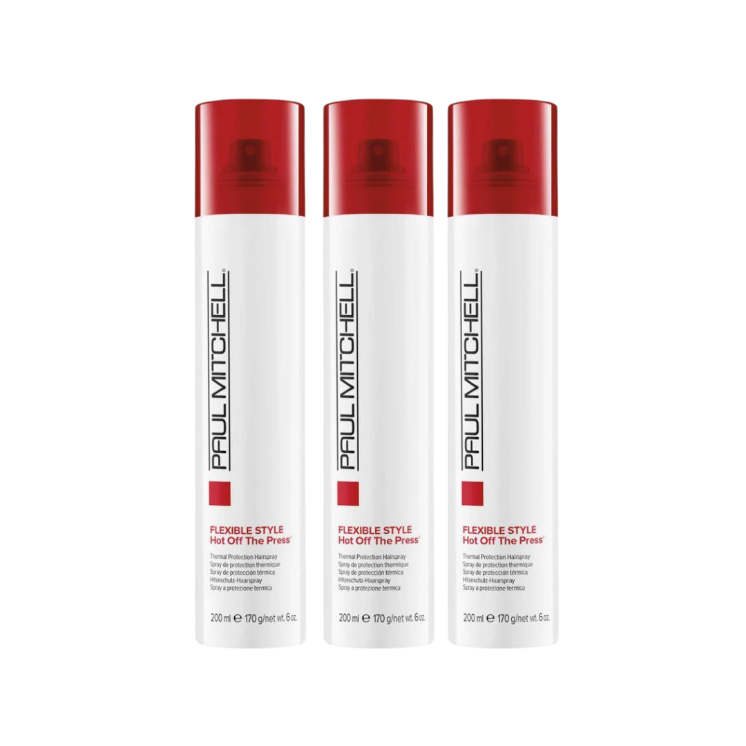 Paul Mitchell Hot Off The Press Thermal Protection Spray 200ml Trio