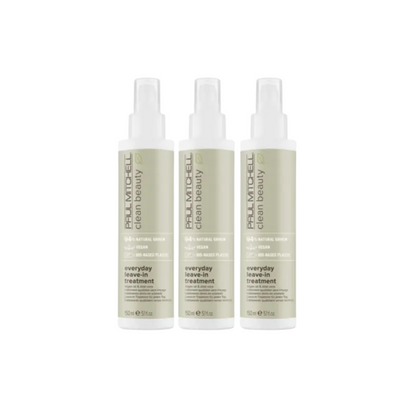 Clean Beauty By Paul Mitchell Everyday Leave-In Treatment 150ml Trio
