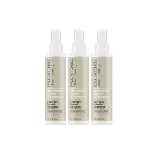 Clean Beauty By Paul Mitchell Everyday Leave-In Treatment 150ml Trio