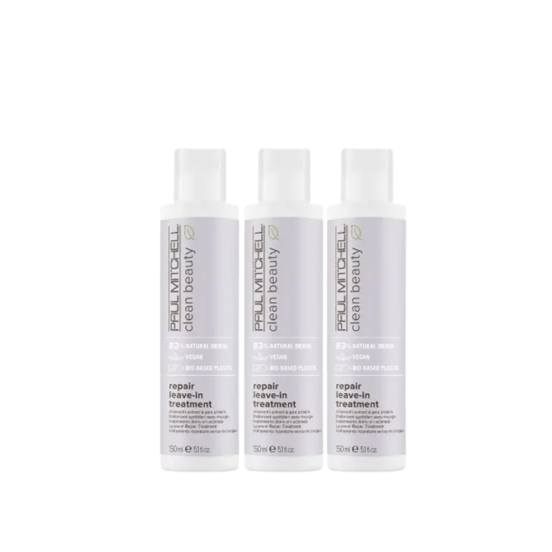 Clean Beauty By Paul Mitchell Repair Leave-In Treatment 150ml Trio