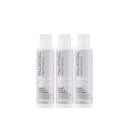 Clean Beauty By Paul Mitchell Repair Leave-In Treatment 150ml Trio