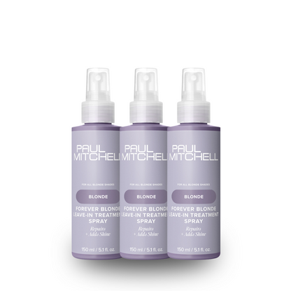 Paul Mitchell Forever Blonde Leave-In Treatment Spray 150ml Trio