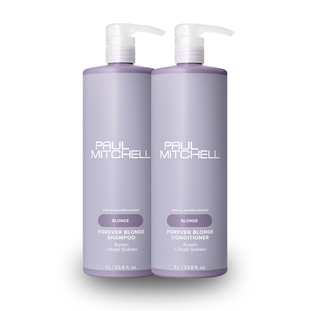 Paul Mitchell Forever Blonde Shampoo & Conditioner 1000ml Duo