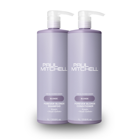 Paul Mitchell Forever Blonde Shampoo & Conditioner 1000ml Duo