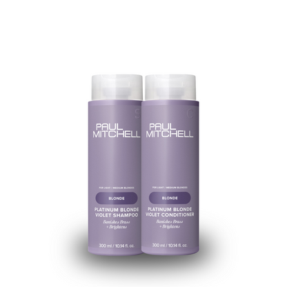 Paul Mitchell Platinum Blonde Violet Shampoo & Conditioner 300ml Duo