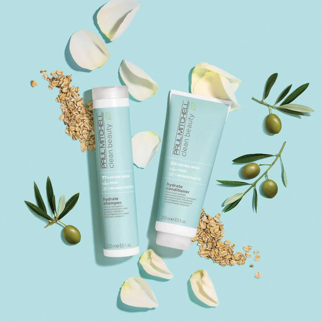 Clean Beauty By Paul Mitchell Hydrate Shampoo & Conditioner 250ml Duo