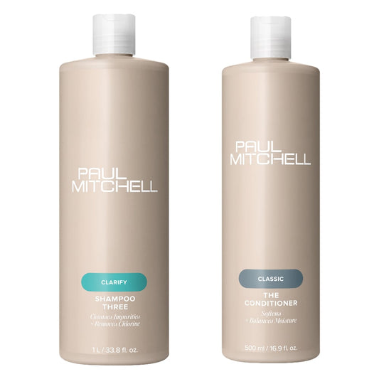 Paul Mitchell Shampoo Three & The Conditioner 1000ml NEW Duo - Salon Warehouse