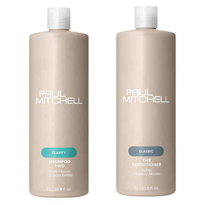 Paul Mitchell Shampoo Two & The Conditioner 1000ml NEW Duo - Salon Warehouse